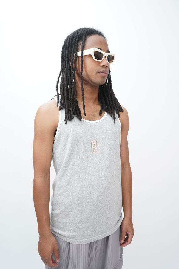 90's "NIKE" -Logo Embroidery Tank Top-