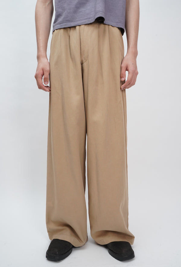 "UNKNOWN" -Two Tuck Baggy Pants-