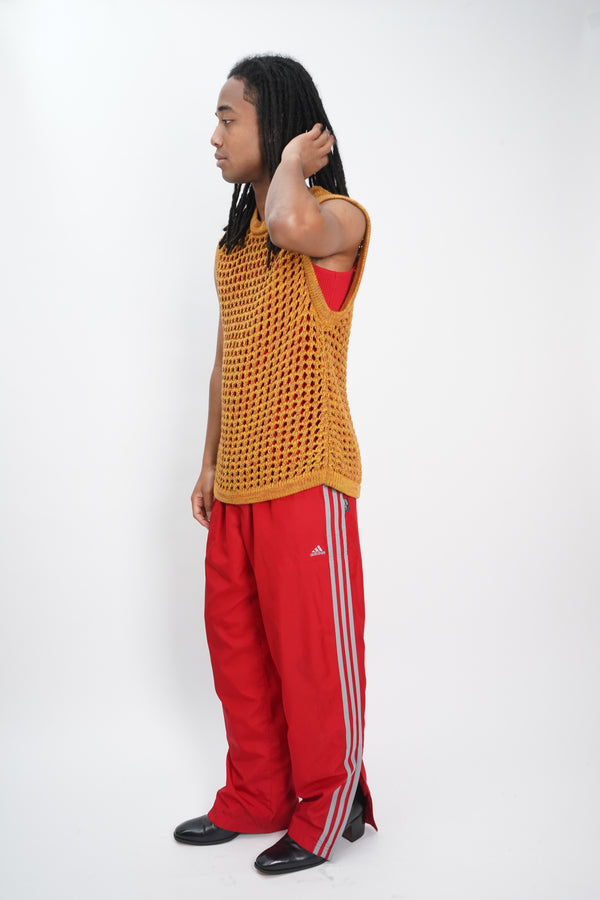 "adidas" -Polyester Track Pants-