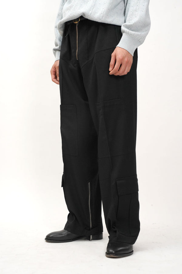 "VERSACE" -Design Wool Pants-