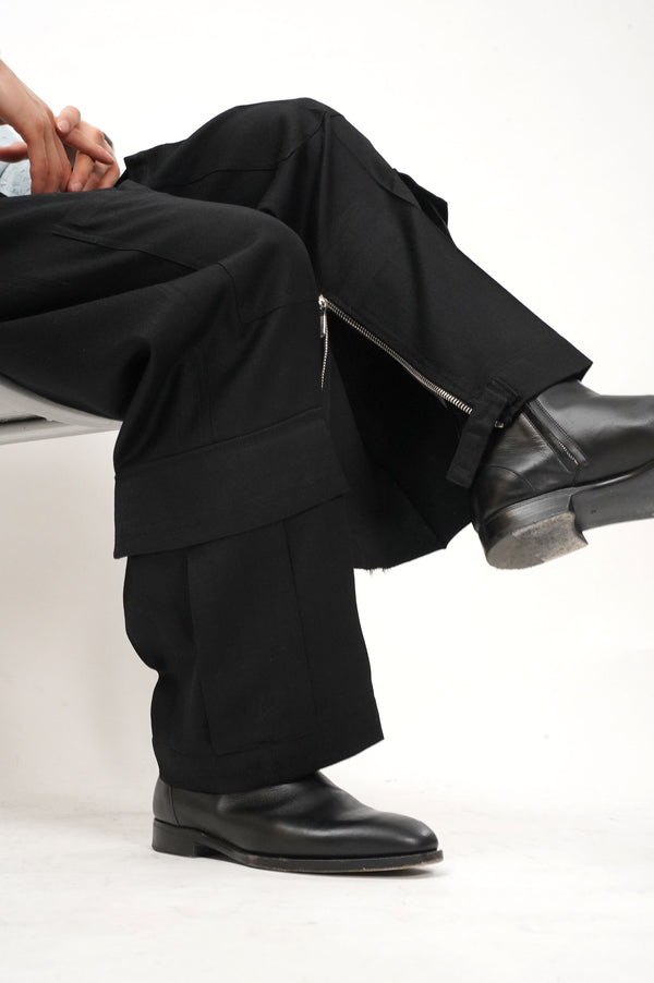 "VERSACE" -Design Wool Pants-