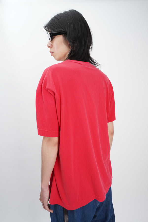 90's "UNITED COLOR OF BENETTON" -Circle Logo Print S/S Tee-