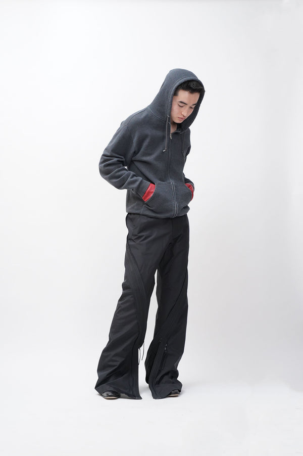 "UNKNOWN" -Sweat Zip Hoodie-