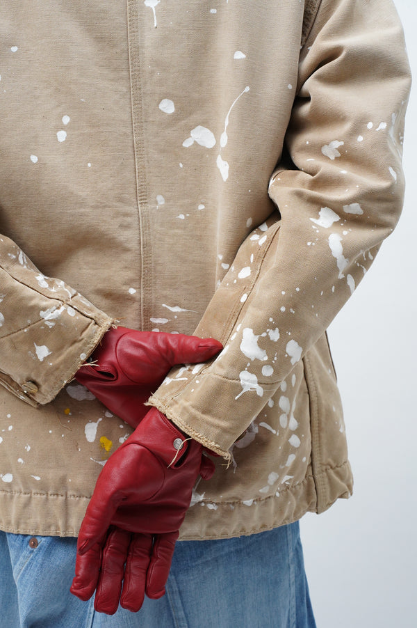 80's "Carhartt" -Blanket Liner Duck Chore Coat (Painted)-