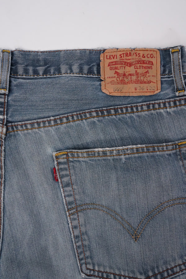 00's "Levi's" -"569" Loose Straight Denim Pants-