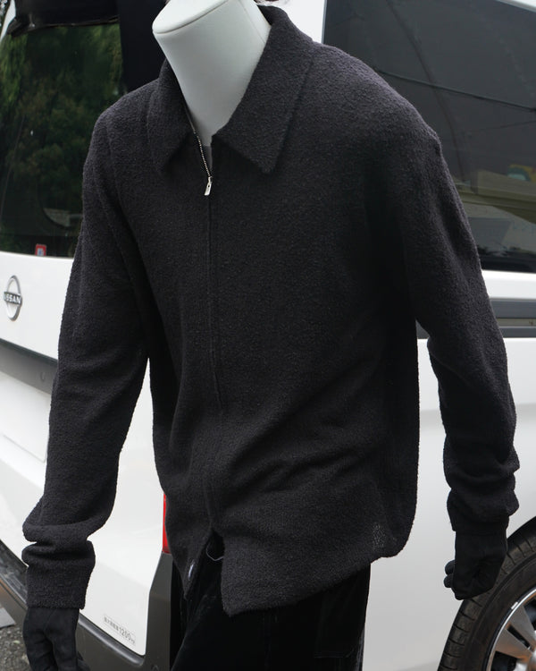 -Boucle Zip Shirt-