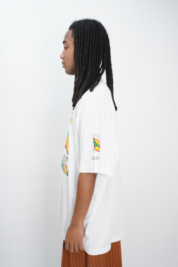 80's "UNKNOWN" -"GRENADA" Print S/S Tee-