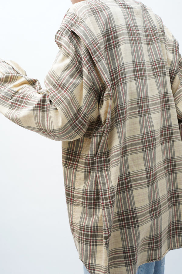"WILLIS&GEIGER" -Check Pattern Cotton / Wool L/S Shirts-