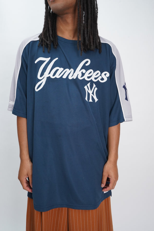 "New York Yankees" -Logo Embroidery S/S Tee-