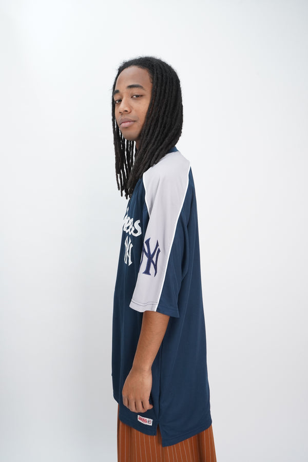 "New York Yankees" -Logo Embroidery S/S Tee-