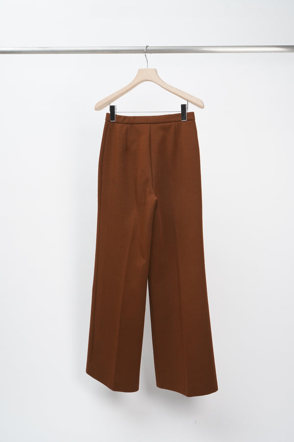 70's "UNKNOWN" -Polyester Flare Easy Pants-