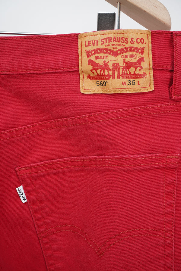 "Levi's" -"569" Color Denim Shorts-