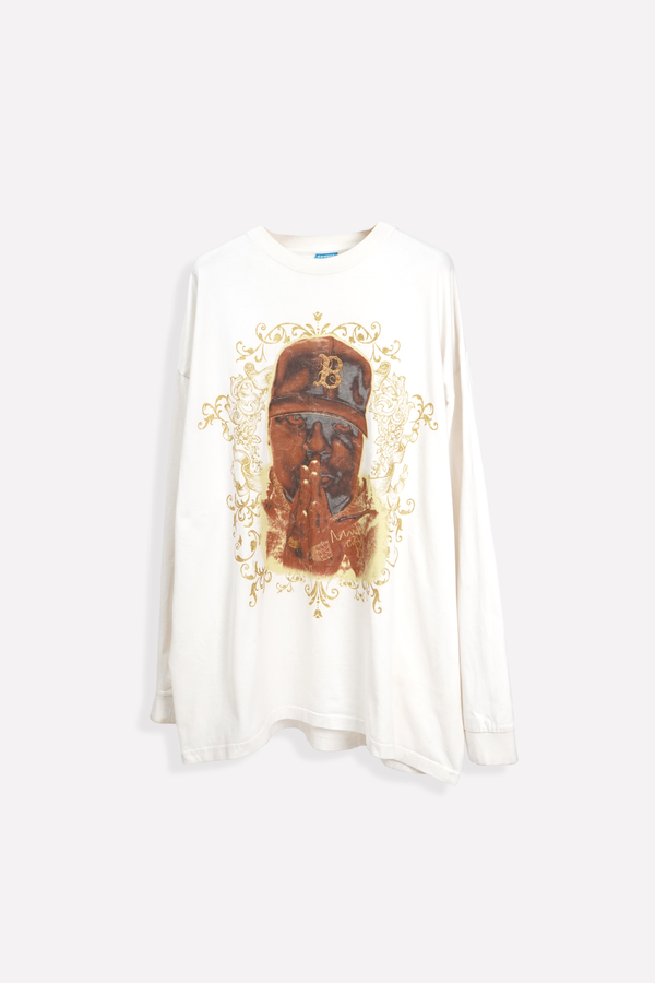 "Le Bleu" -"B.I.G." Print L/S Tee-