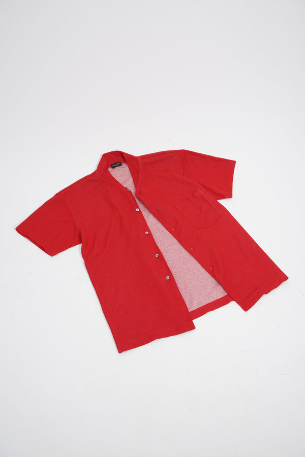 90's "COMME des GARCONS HOMME PLUS" -Polyester/Cotton S/S Shirts-