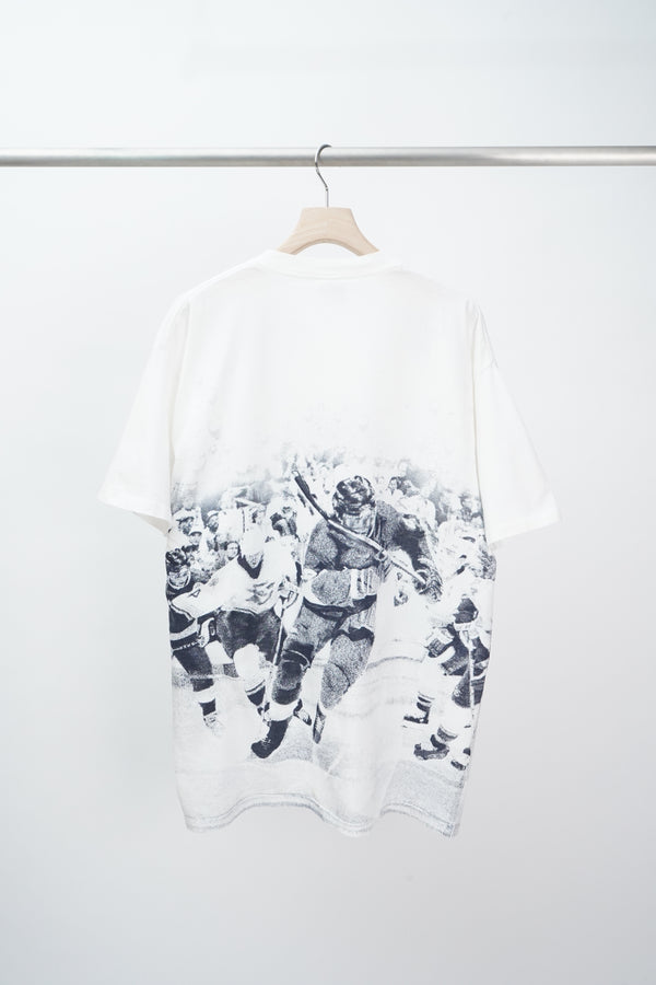 90's "New York Rangers" -All Over Print S/S Tee-