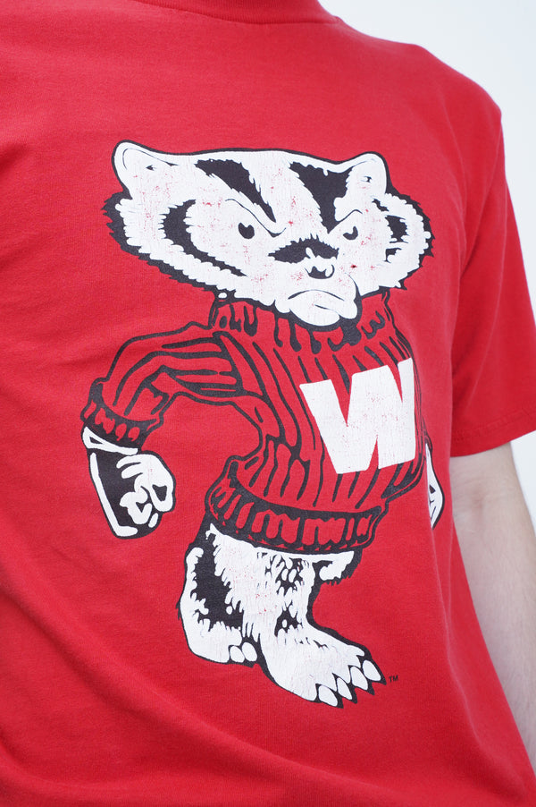90's "JANSPORT" -Wisconcin Printed S/S Tee-