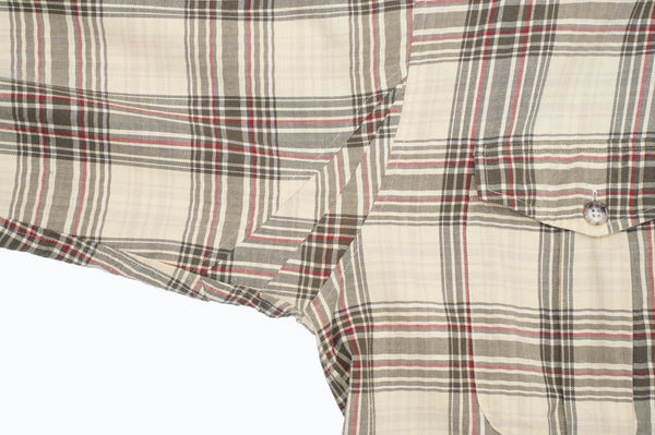 "WILLIS&GEIGER" -Check Pattern Cotton / Wool L/S Shirts-