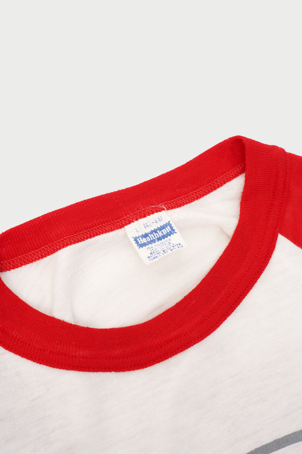 80'S "apple" -"Macintosh Picasso Style" Logo Printed Raglan Tee-