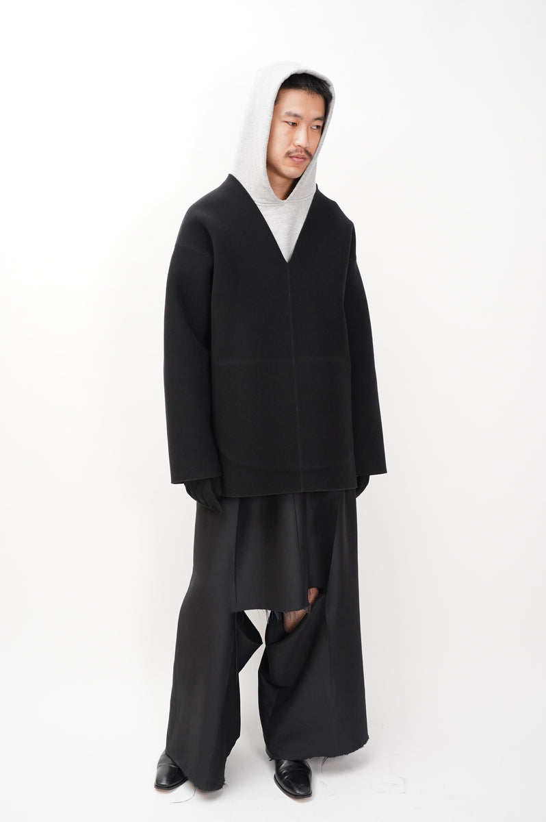 SADE BL-07 ボンディングVネックプルオーバー サイズ2 SADE BL-07