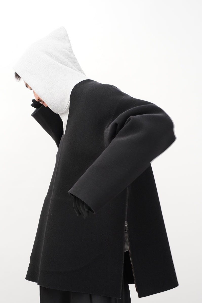 SADE BL-07 ボンディングVネックプルオーバーサイズ2