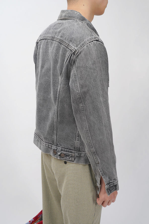 90's "Levi's" -"70506-0259" Black Denim Jacket-