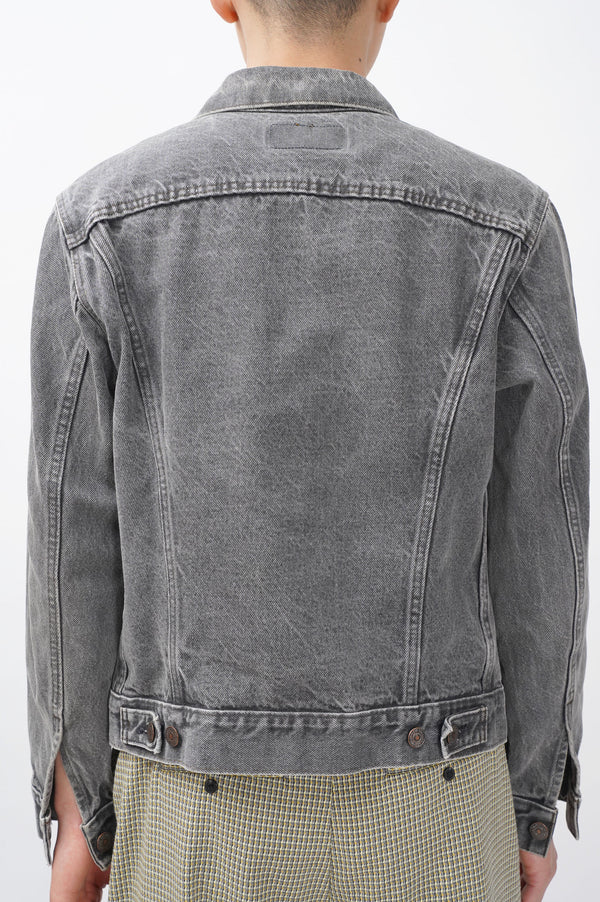 90's "Levi's" -"70506-0259" Black Denim Jacket-