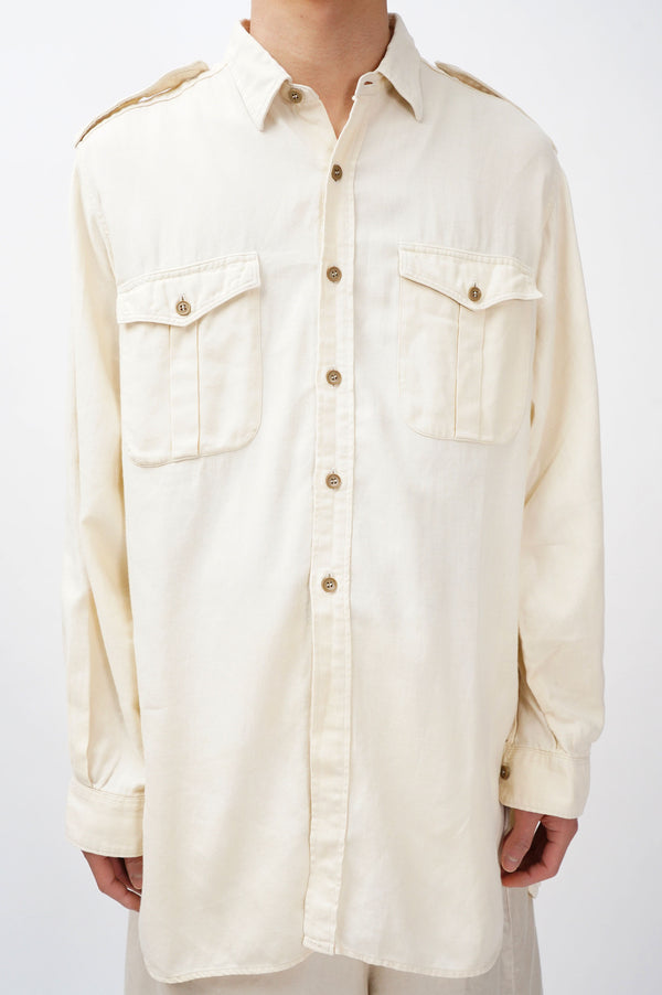 50's "camhiretta" -Wool L/S Shirts-