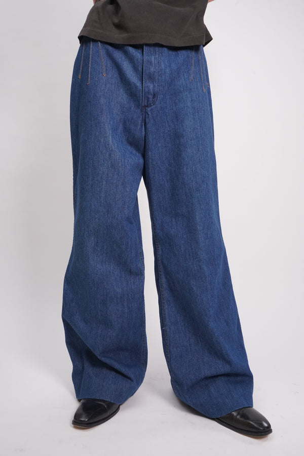 70's "Wrangler" -Wide Flare Denim Pants-