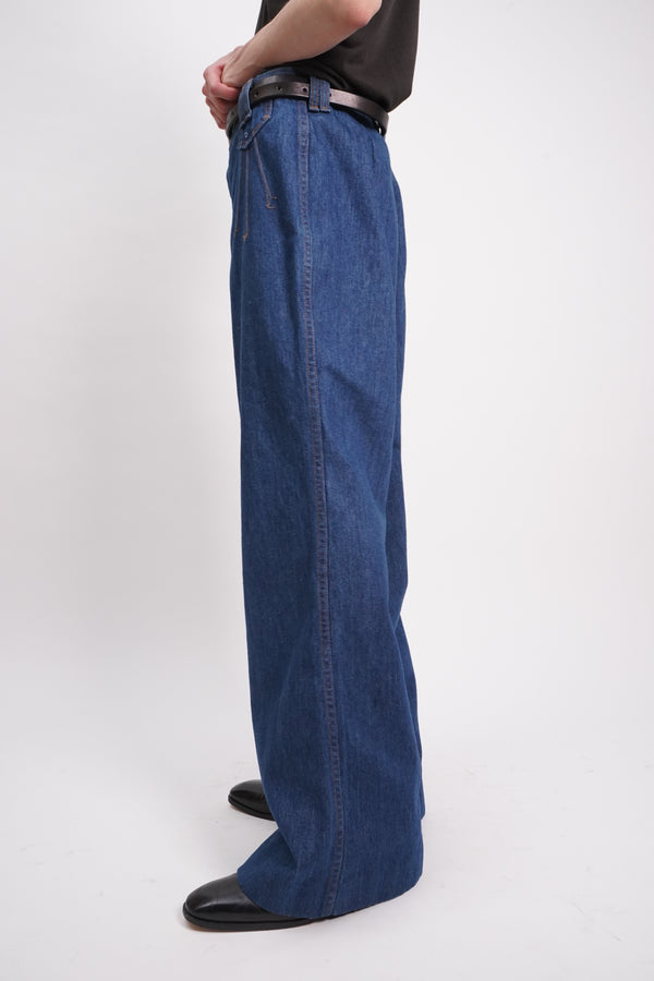 70's "Wrangler" -Wide Flare Denim Pants-