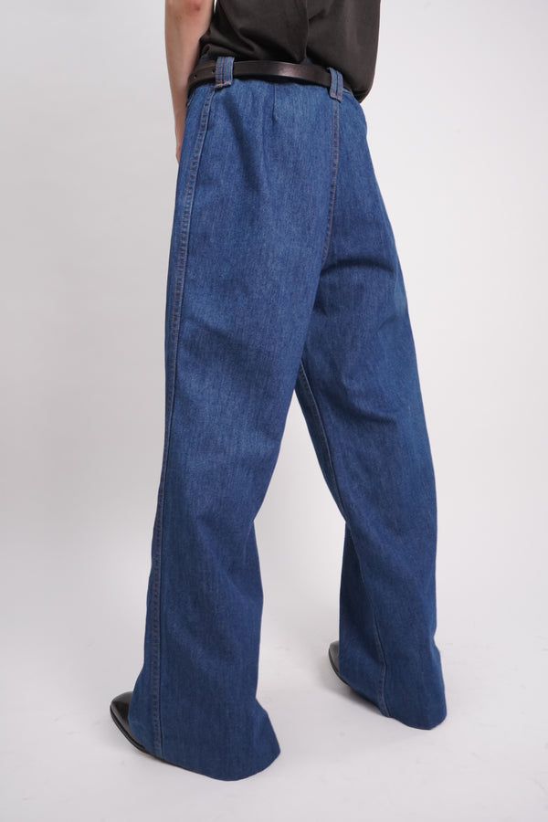 70's "Wrangler" -Wide Flare Denim Pants-