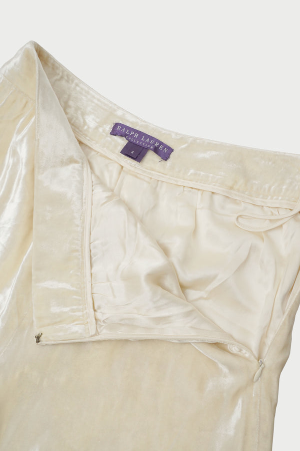"RALPH LAUREN PURPLE LABEL" -Velvet Wide Pants-