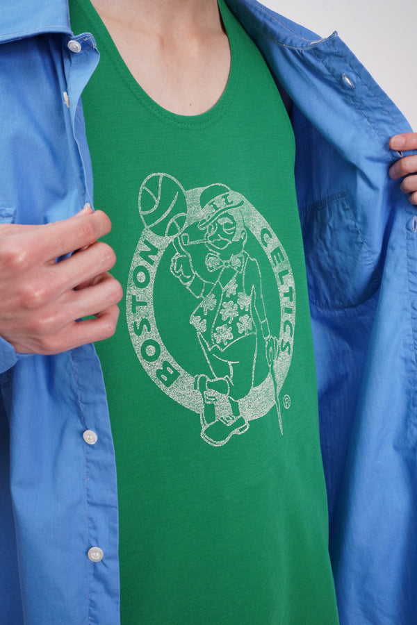 80's "BOSTON CELTICS" -Logo Print Tank Top-