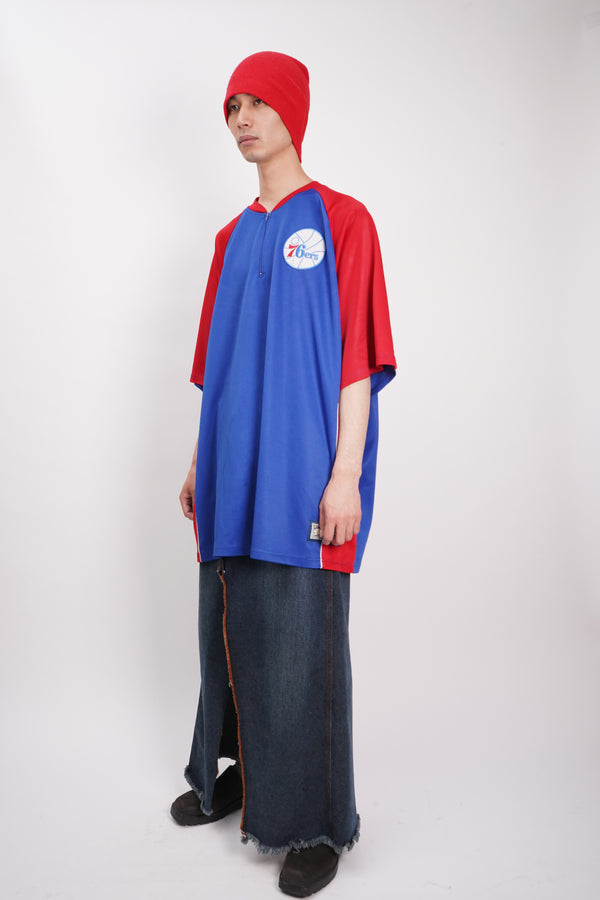 90's "JPG. JEAN'S" -Painter Design Denim Skirt-