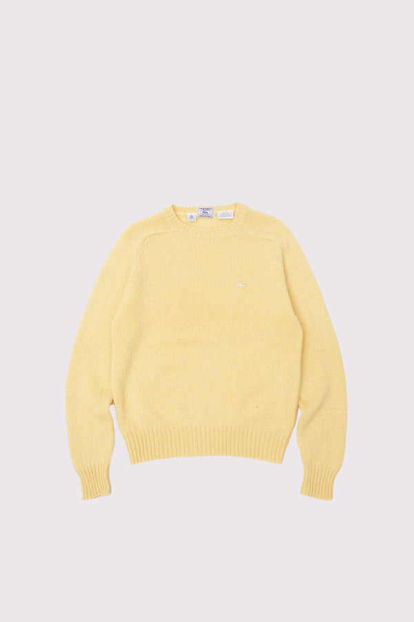 80's "IZOD LACOSTE" -Wool C/N Knit Sweater-