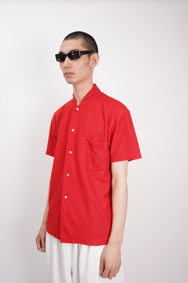 90's "COMME des GARCONS HOMME PLUS" -Polyester/Cotton S/S Shirts-