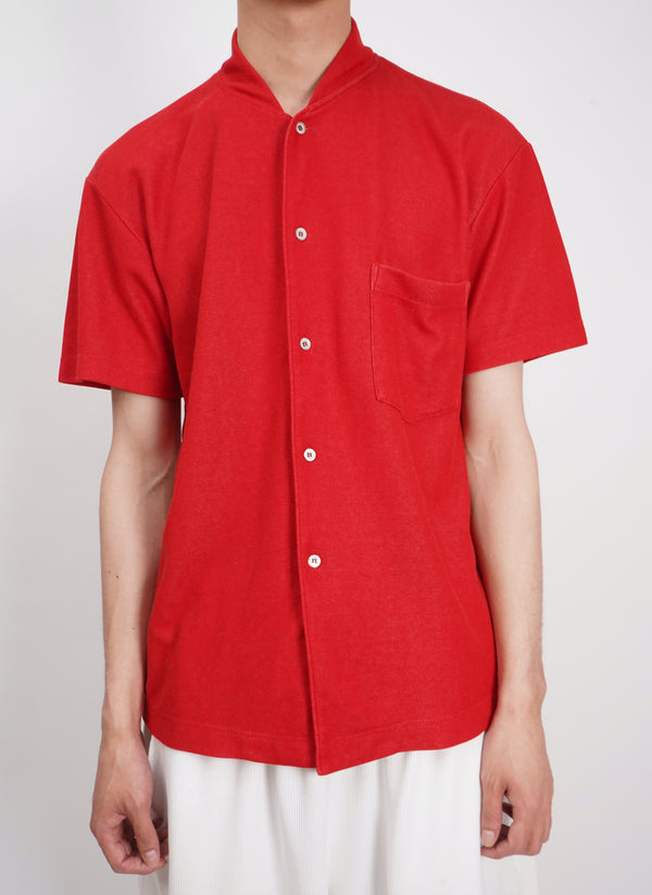 90's "COMME des GARCONS HOMME PLUS" -Polyester/Cotton S/S Shirts-