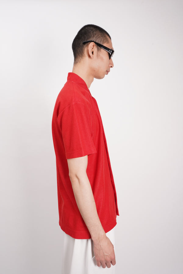 90's "COMME des GARCONS HOMME PLUS" -Polyester/Cotton S/S Shirts-