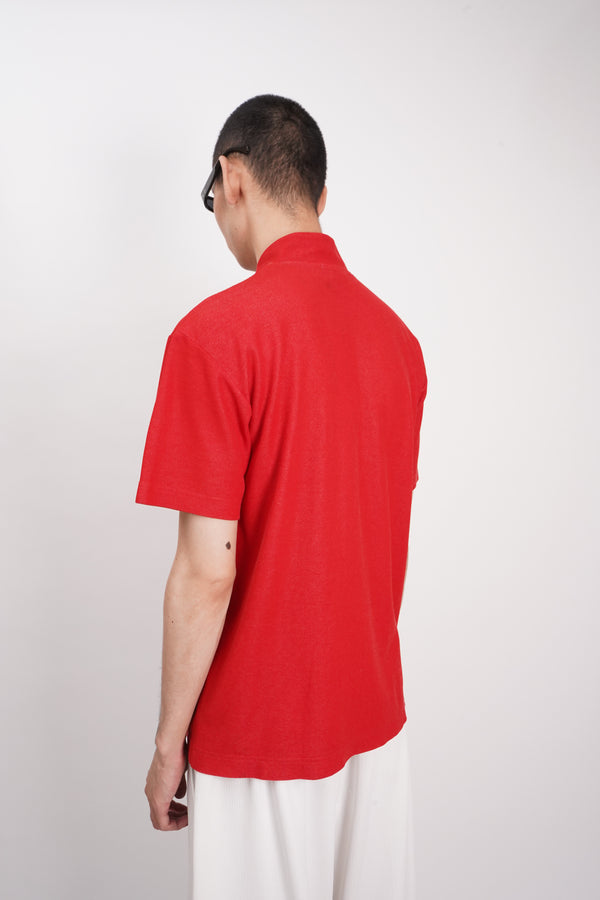 90's "COMME des GARCONS HOMME PLUS" -Polyester/Cotton S/S Shirts-