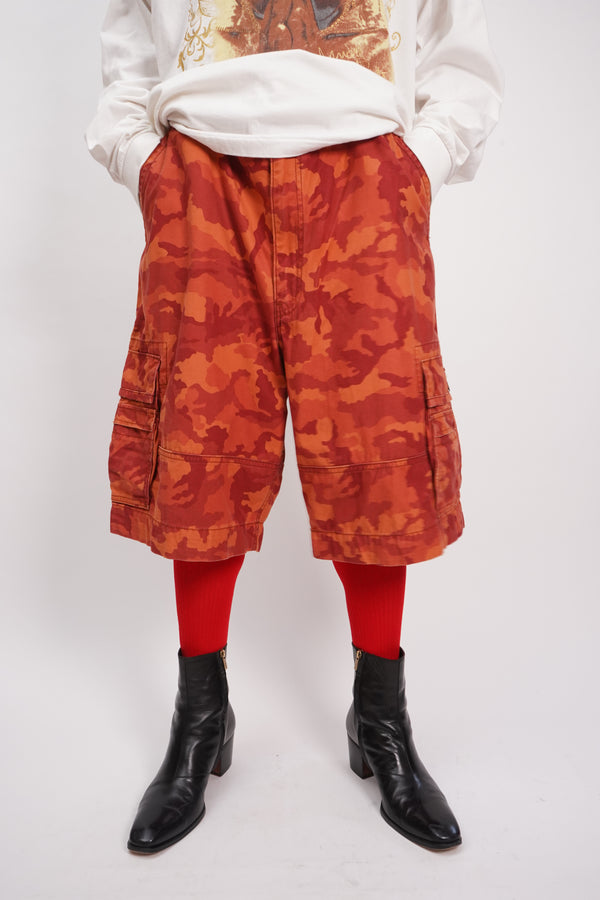"Levi's" -Camouflage Pattern Cargo Shorts-