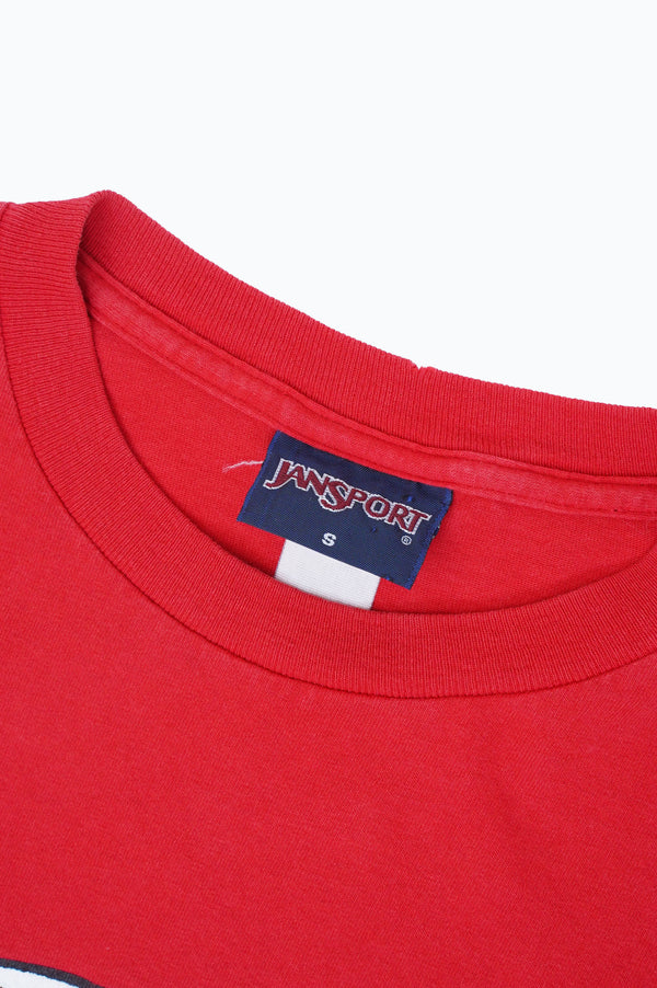90's "JANSPORT" -Wisconcin Printed S/S Tee-