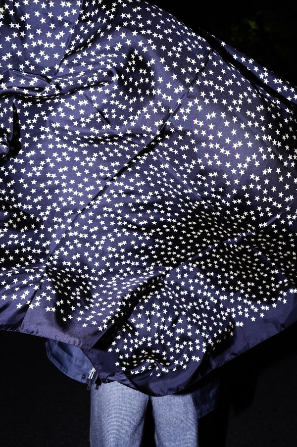 STAR PRINT SILK SCARF