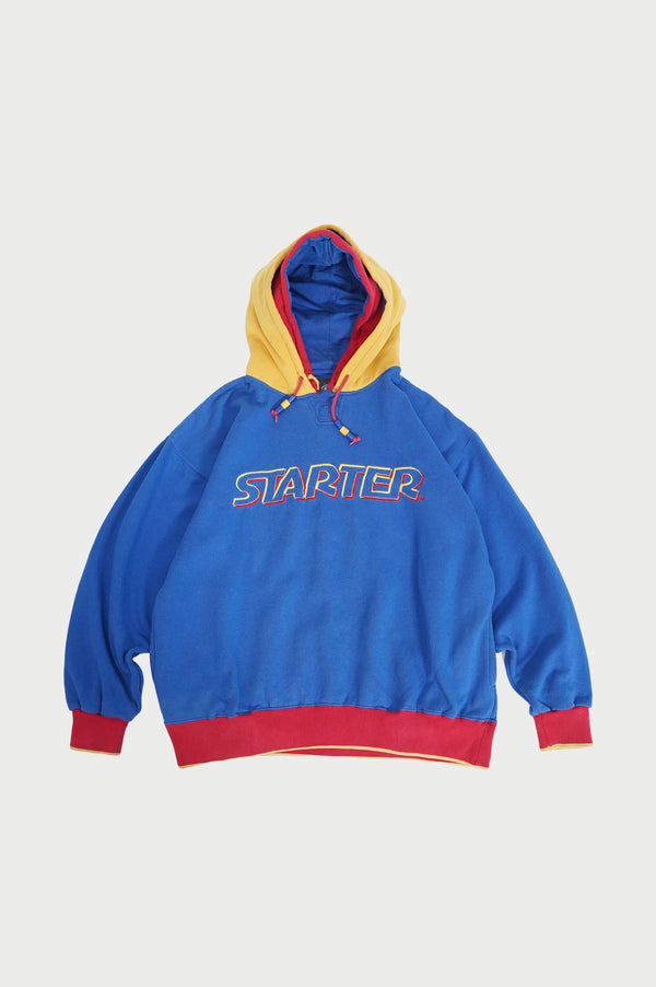 90's "STARTER" -Layered Sweat Hoodie-