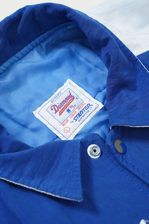 90's "STARTER" -"LOS ANGELS DODGERS" Padded Studium Jacket (W/COLLAR)-
