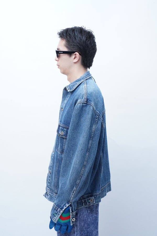 90's "LEE" -Denim Trucker Jacket-