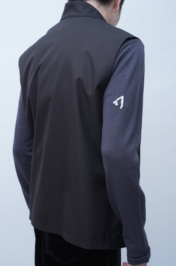 "ARMANI JEANS" -Wool C/N Knit Sweater-