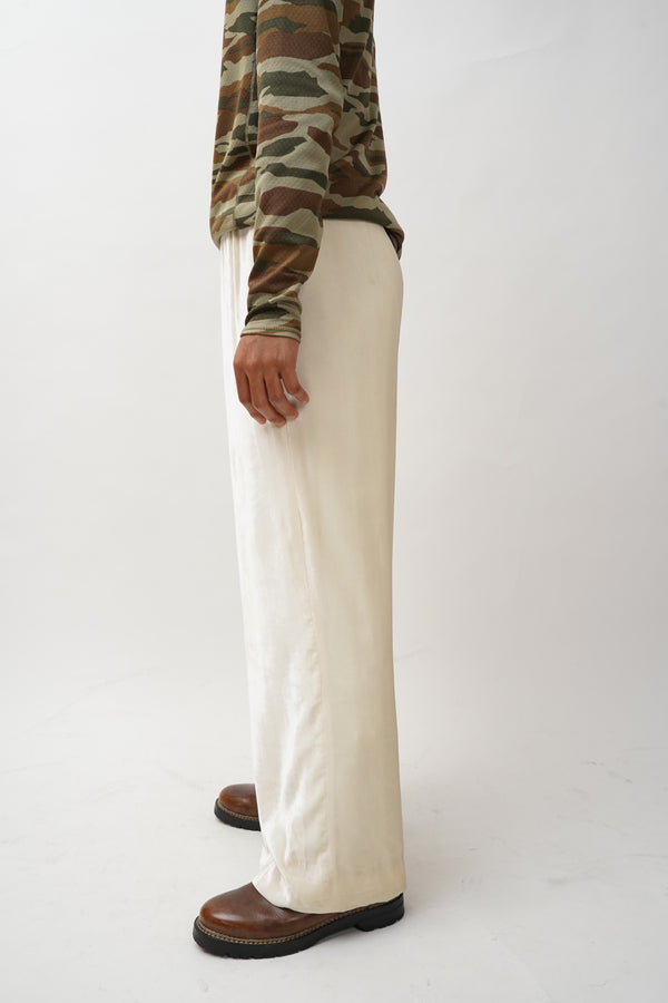 "RALPH LAUREN PURPLE LABEL" -Velvet Wide Pants-