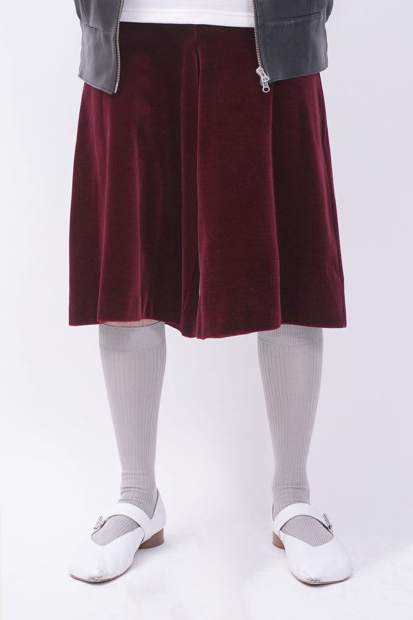 70's "ACTⅢ" -Velour Shorts-