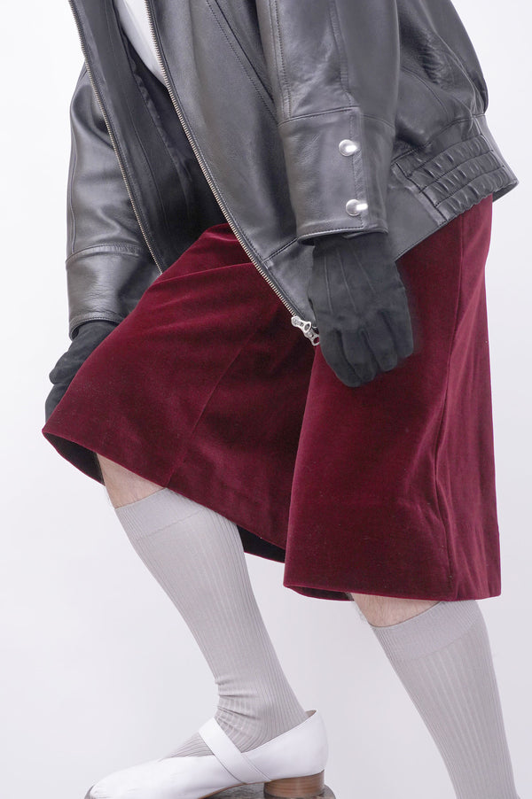 70's "ACTⅢ" -Velour Shorts-