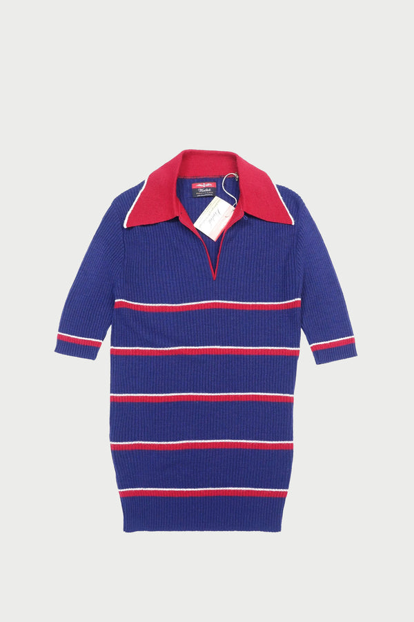 70's "Fruit of the Loom" -Acrylic Knit Polo Shirts(DEADSTOCK)-