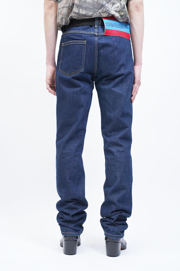 "CALVIN KLEIN 205W39NYC" -Straight Denim Pants-